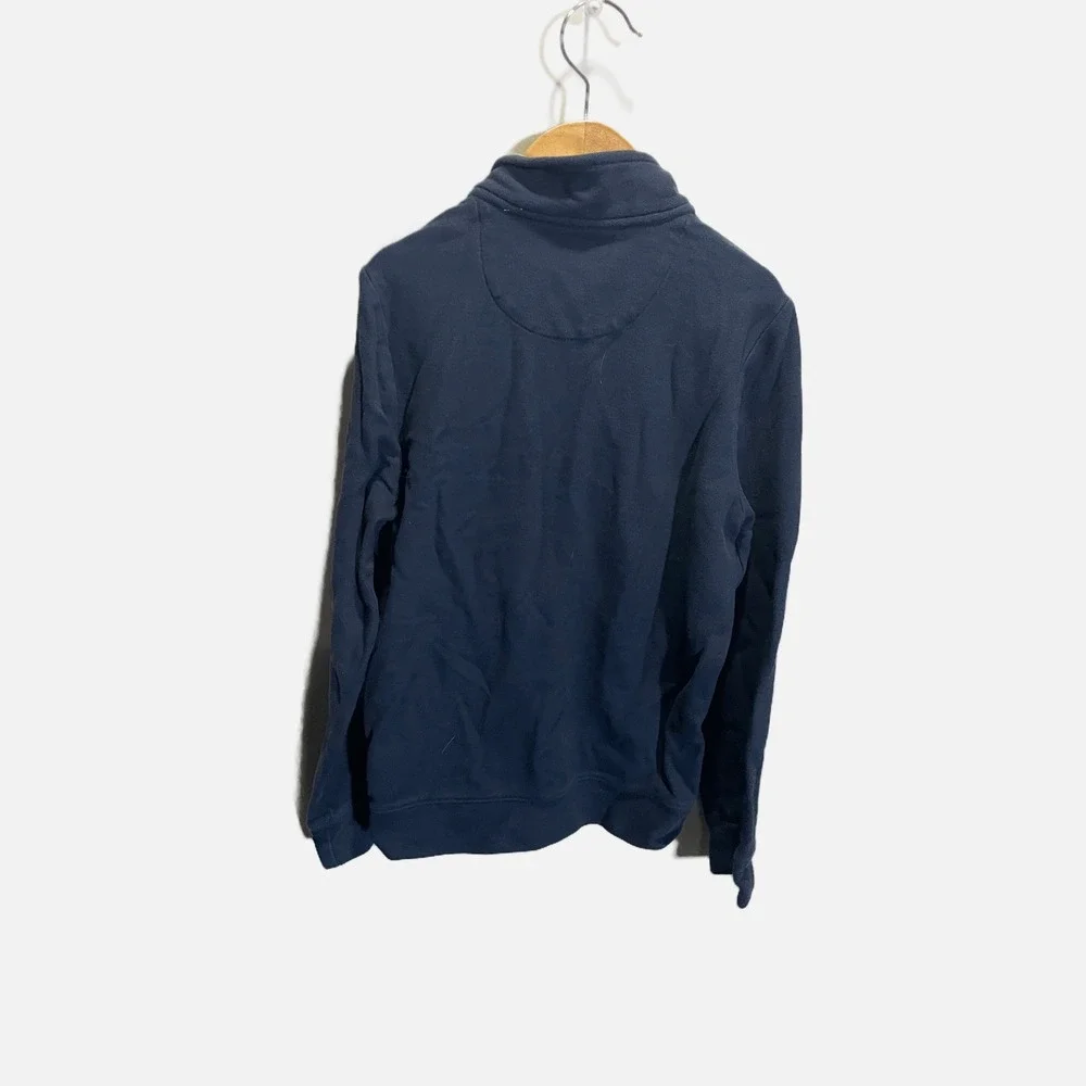 Vineyard Vines Kids Navy Blue Pima Cotton Quarter Zip Pullover Sweater Size‎ S